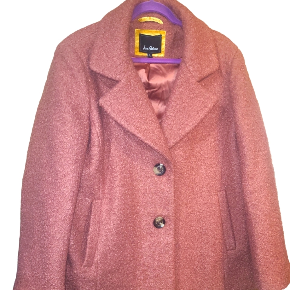Sam Edelmam Pink Sherpa Coat Jacket
